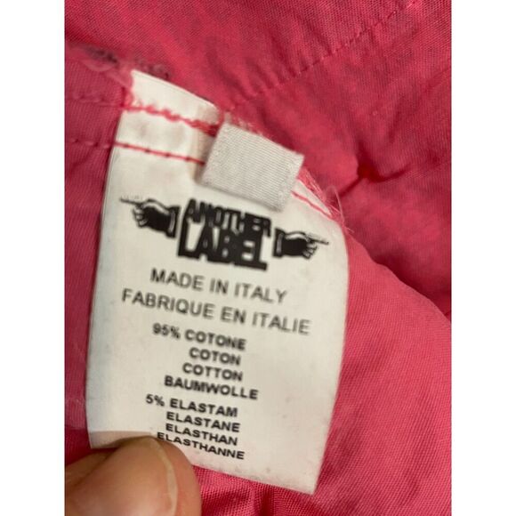 Another Label Italian Pink Leopard Skinny Jeans, size small. Pin-up Chic. EUC - Picture 6 of 6
